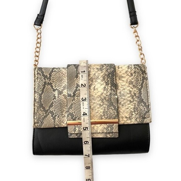 Atmosphere Y2K Snake Print Thin Purse Envelope Purse Adjustable Strap Bag - Picture 10 of 11